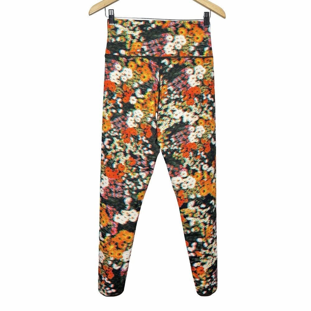 OFFLINE by Aerie Goals 3D Leggings Women's L Glitch Floral High Rise 7/8 Workout